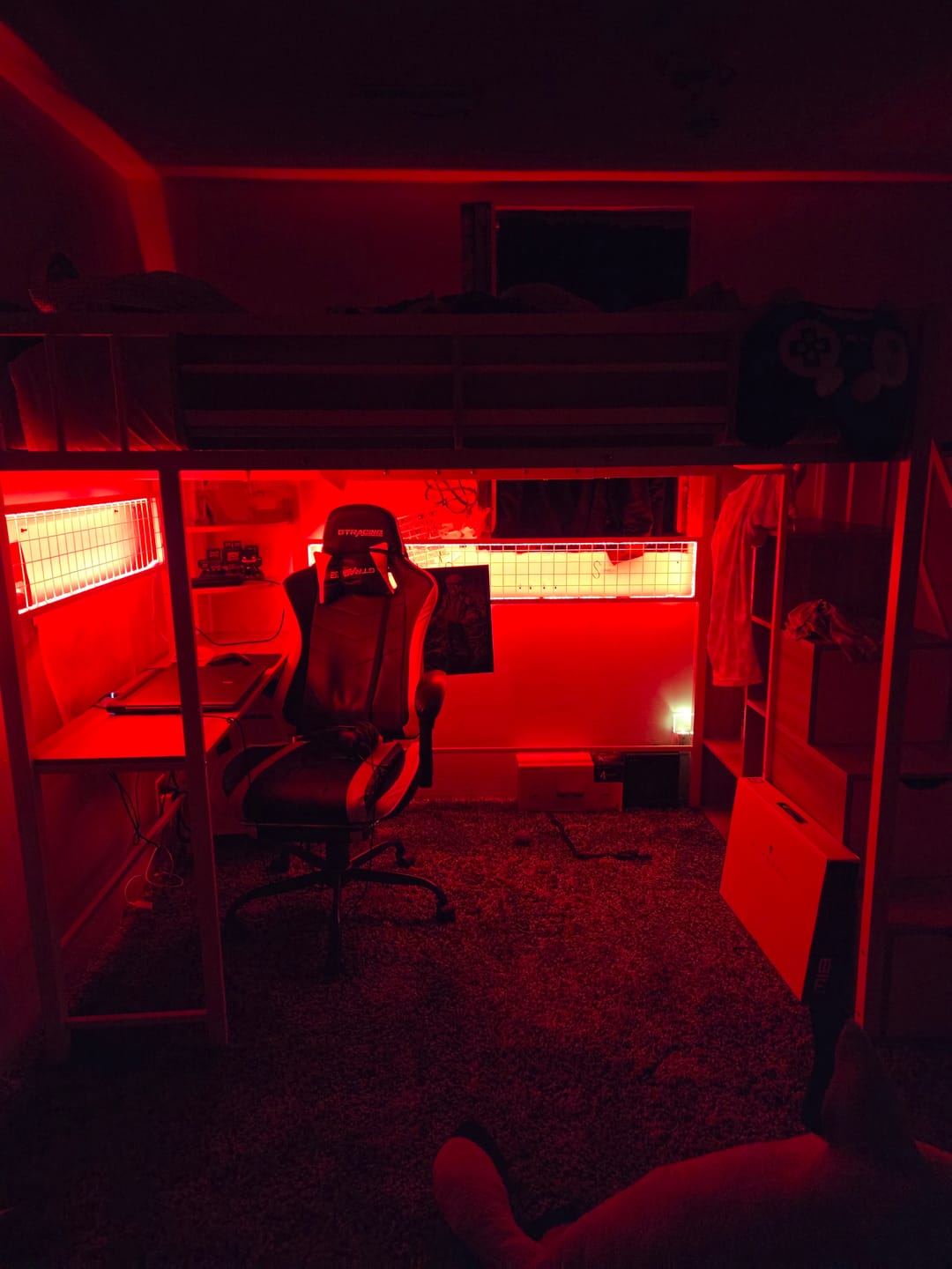 Customer photo review of Advwin Loft Bed with Desk and Stairs(Low Stock)