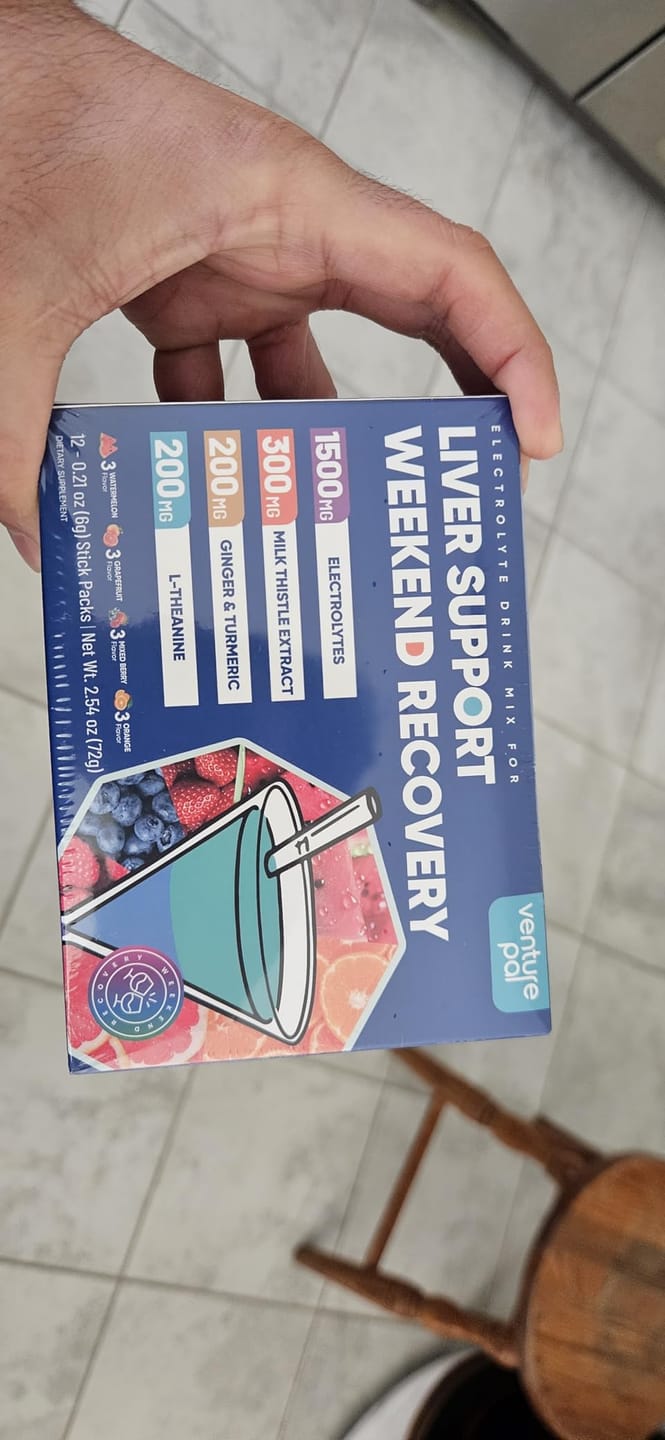 Customer photo review of Liver Support Sugar Free Electrolyte Powder Packets - Variety- 16 Sticks