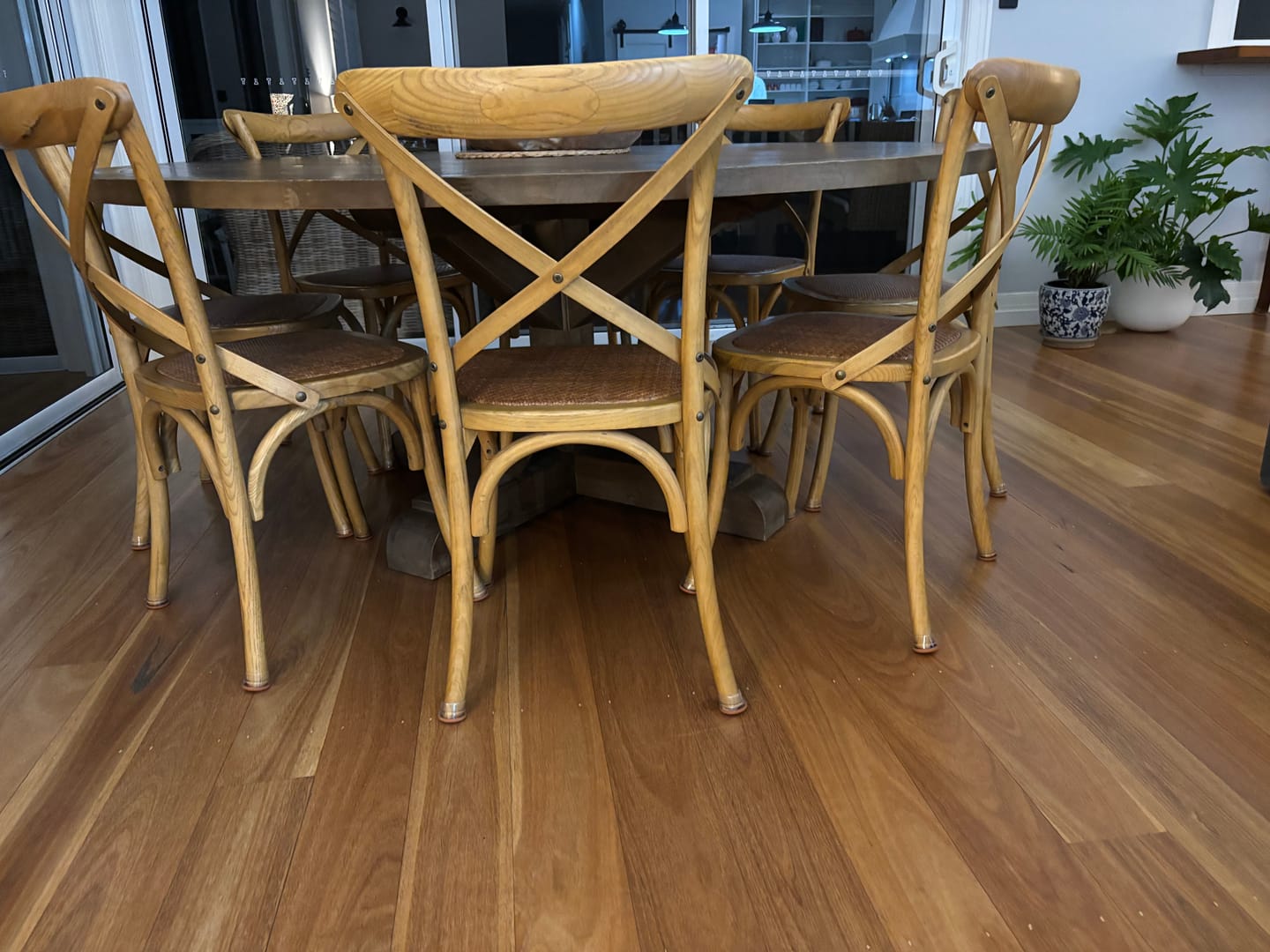 Customer photo review of Groovy Flex Silicone Felt Chair Leg Protectors | Stretchy Edition