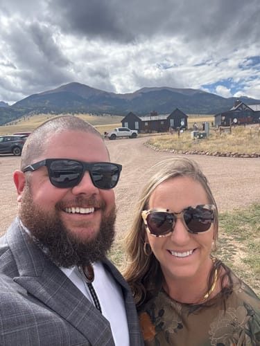 Customer photo review of The Canyon Stone- Bolo Tie and Gift Box