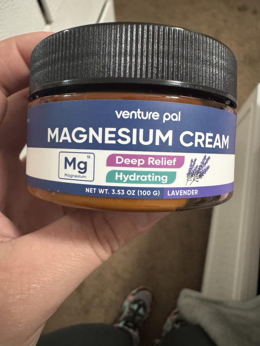 Customer photo review of Topical Magnesium Cream