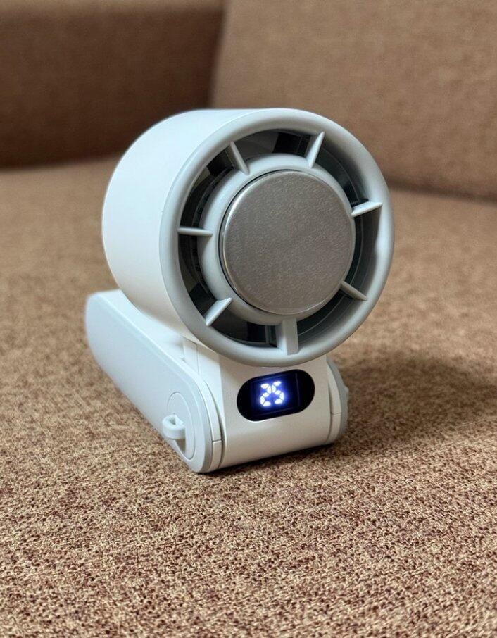 Customer photo review of Foldable Turbo Fan with Ice Compress
