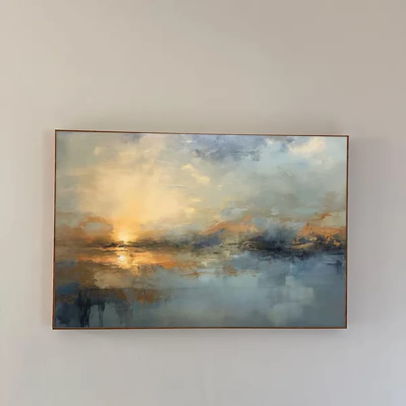Customer photo review of Abstract Wall Art #VA002