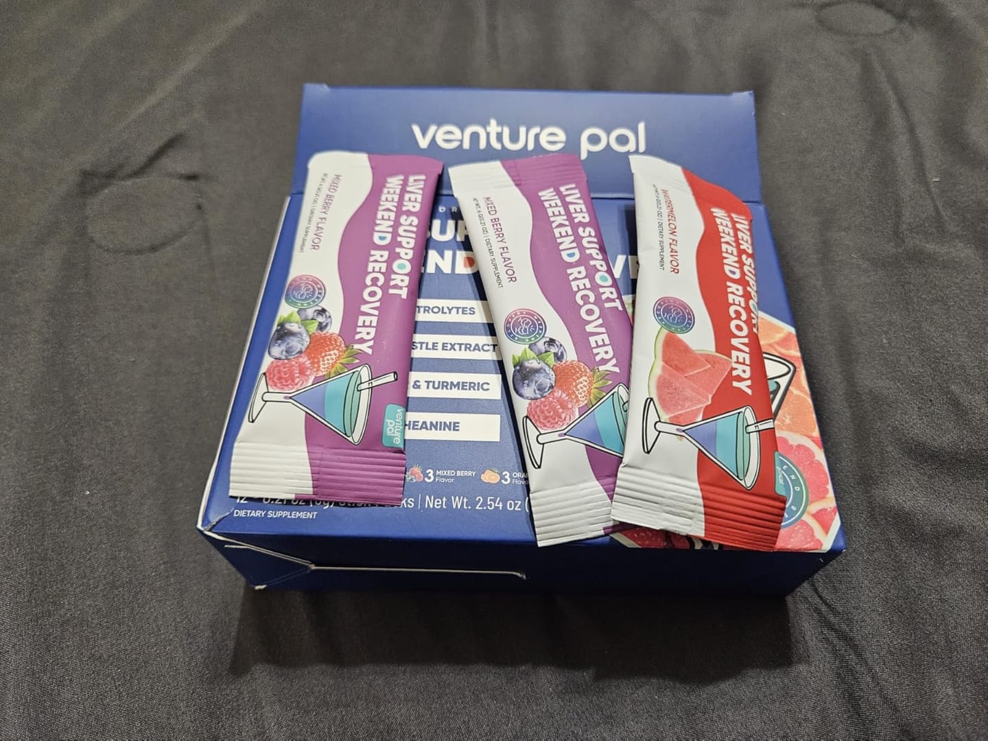 Customer photo review of Liver Support Sugar Free Electrolyte Powder Packets - Variety- 16 Sticks