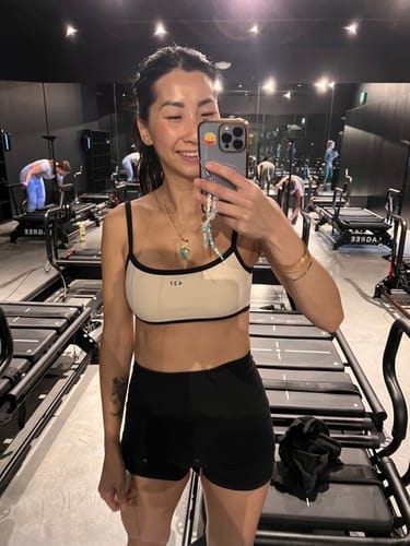 Customer photo review of The Micro Bra / Crème-Black