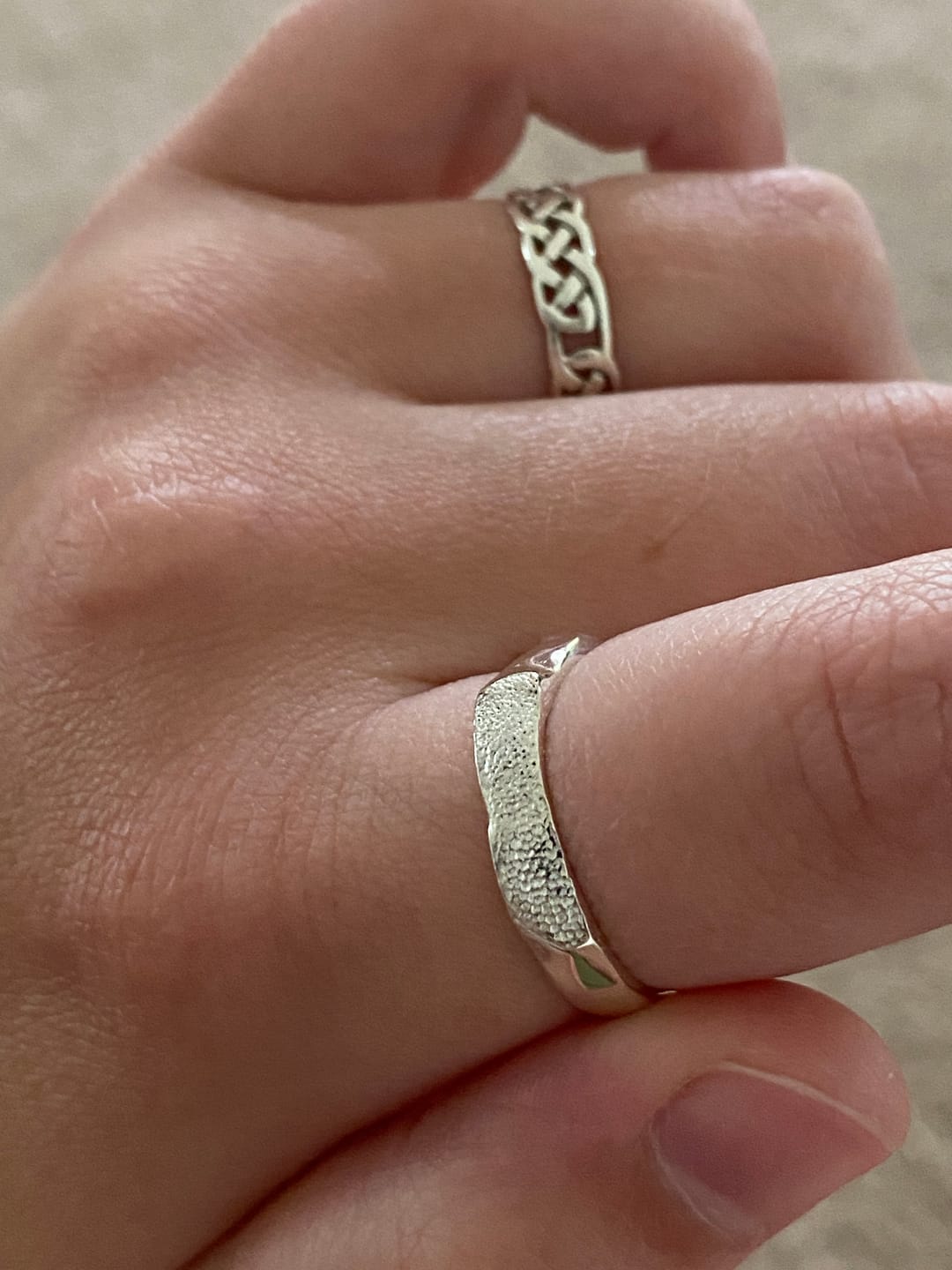 Customer photo review of Imprint kit - Band ring PETS/FINGERPRINT