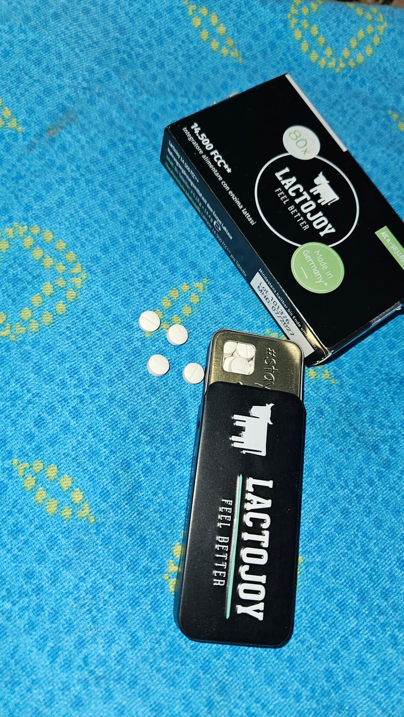 Customer photo review of LactoJoy Lactase Pills - 14.500 FCC - 80 pcs