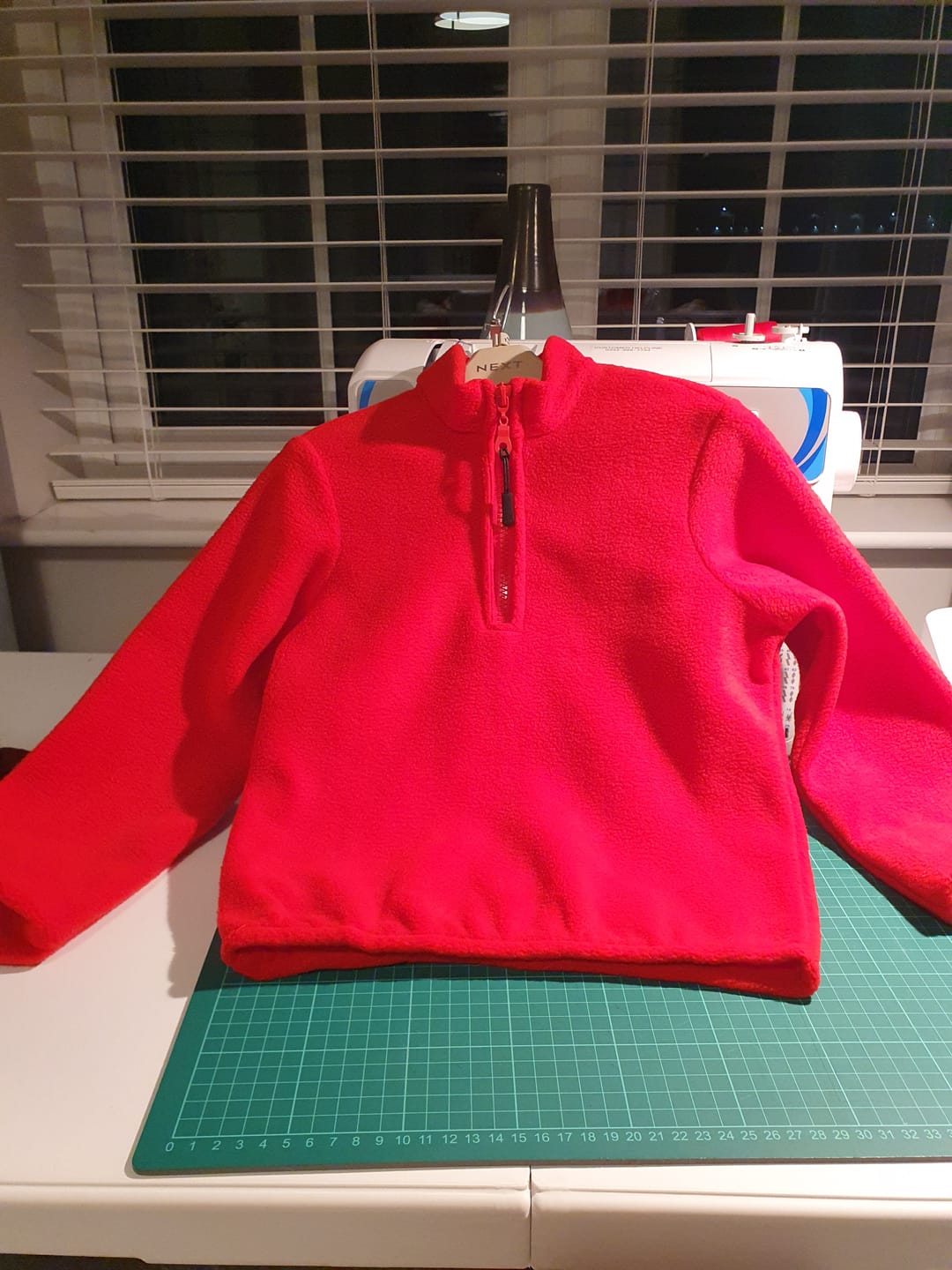 Customer photo review of Special Offer #2 - Plain Polar Fleece Fabric - 2 metre Pre-cut