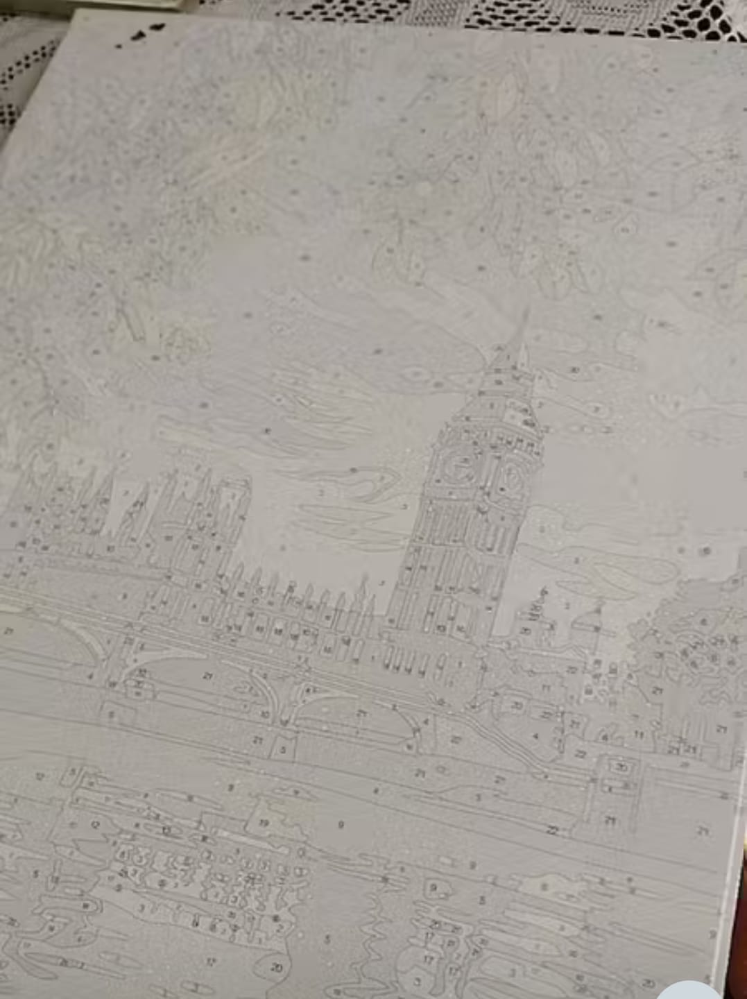 Customer photo review of Pause & Paint - Paint by Numbers Kit (Large)