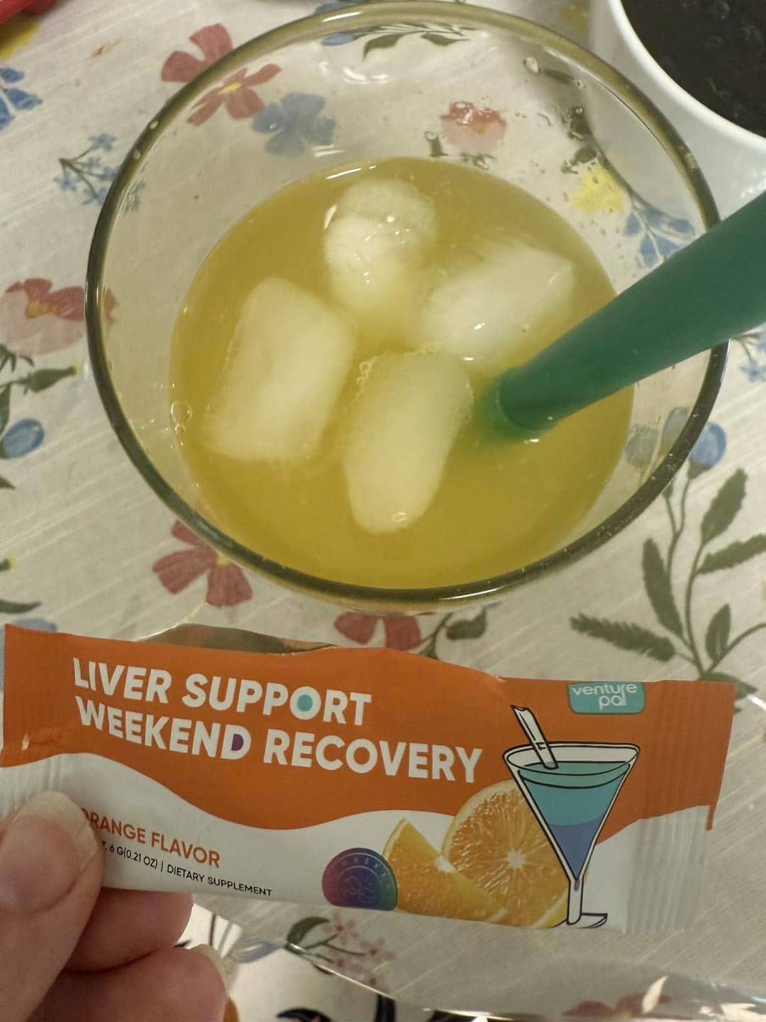 Customer photo review of Liver Support Sugar Free Electrolyte Powder Packets - Variety- 16 Sticks