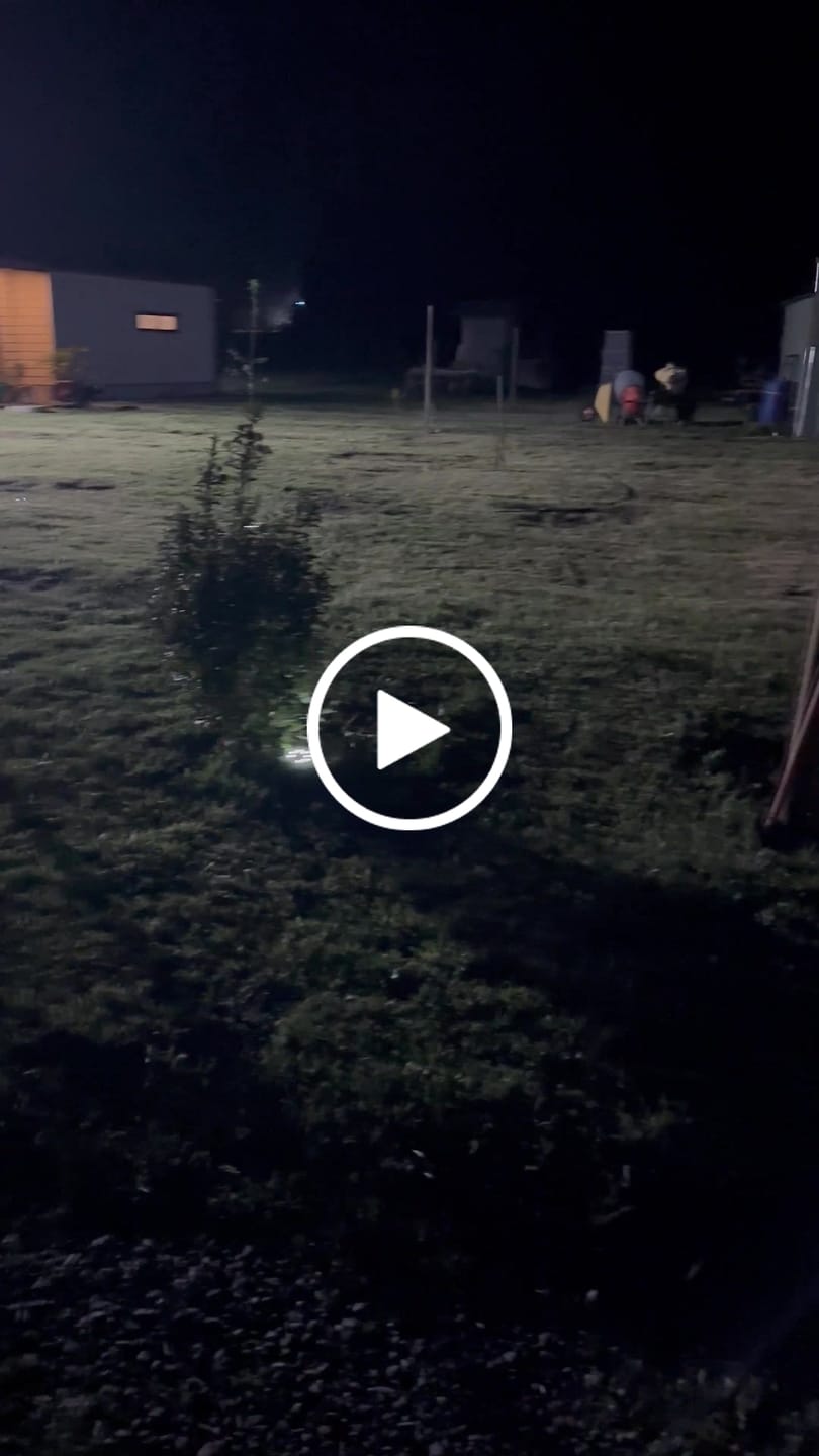 Customer video review of Set de 4 Estacas Acero Inoxidable Solar - Luz Cálida o Fría / IP65