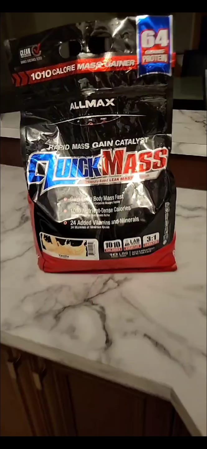 Customer photo review of Allmax - QuickMass - 10lb