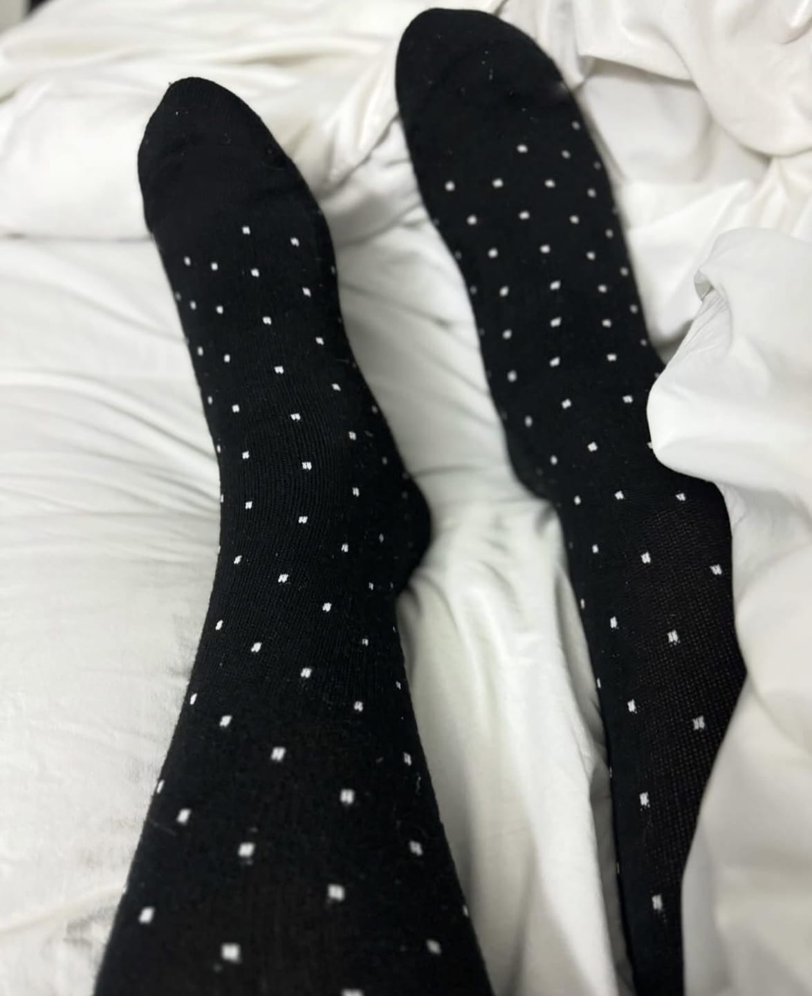 Customer photo review of Compression Socks - Cloud Slides