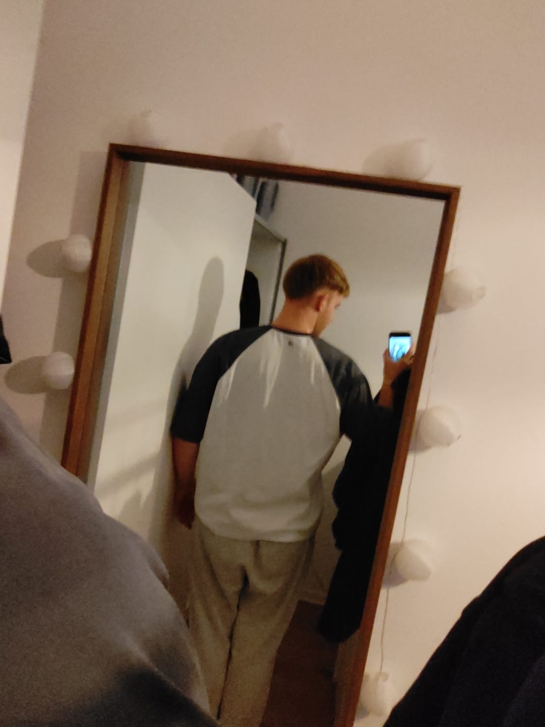 Customer photo review of 4139 - Oversized Baseball Tees