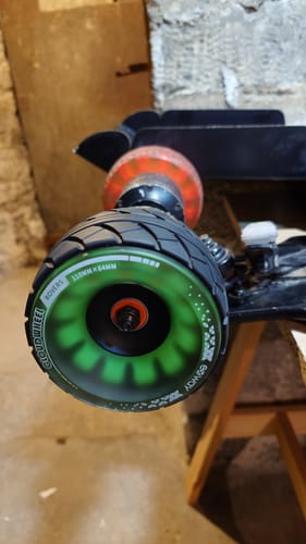 Customer photo review of Cloudwheel 110mm Rovers Electric Skateboard Wheels