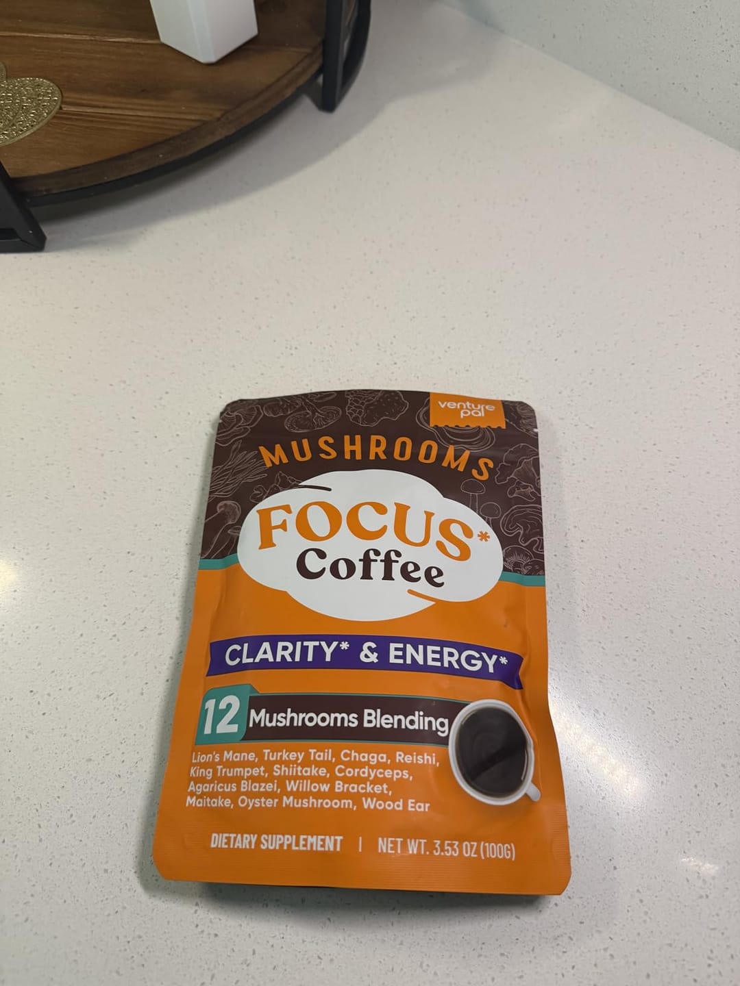 Customer photo review of 12 Mushrooms Focus Coffee - 40 Servings