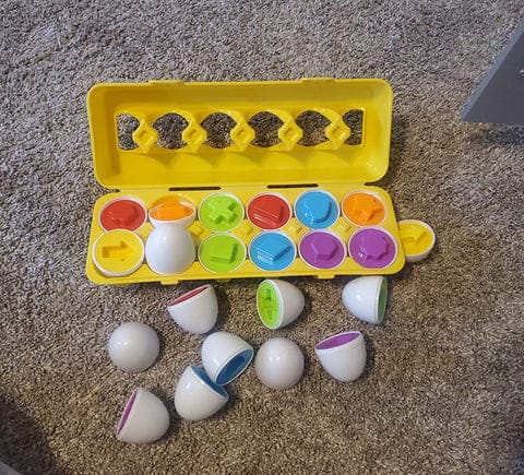 Customer photo review of Kiddio™️ Geometriska ägg