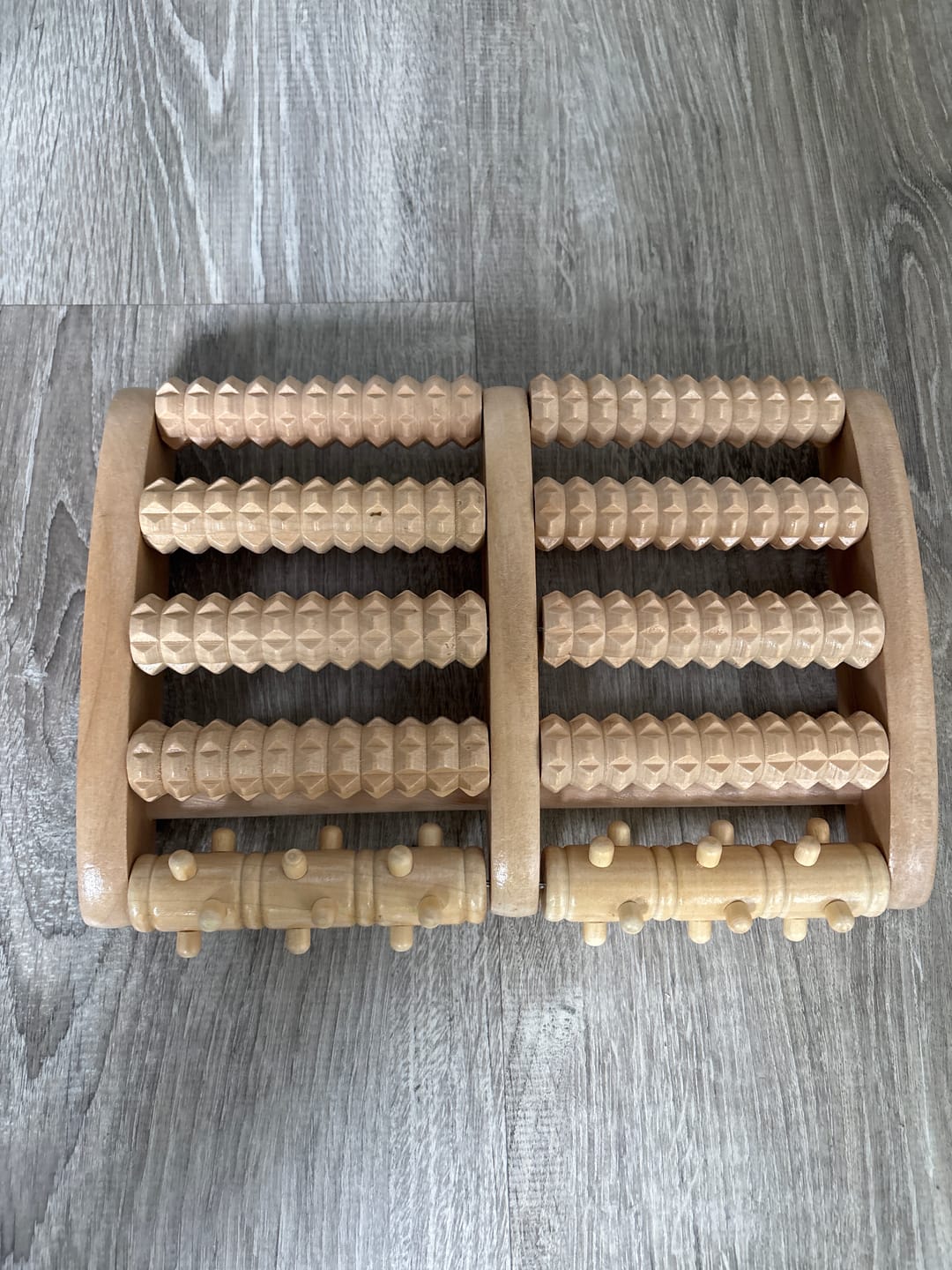 Customer photo review of Ergonomischer Fußmassageroller
