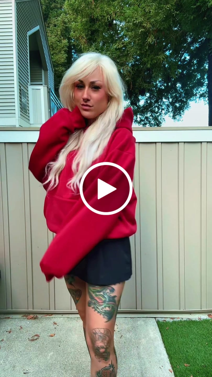 Customer video review of DEVIL HOODIE - RED