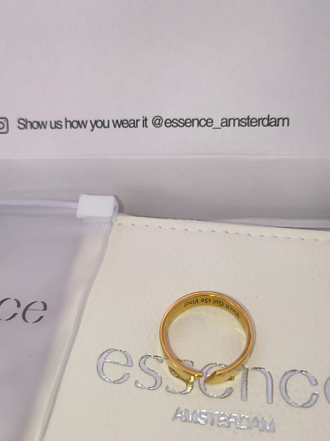 Customer photo review of Essential Ring (Gold)