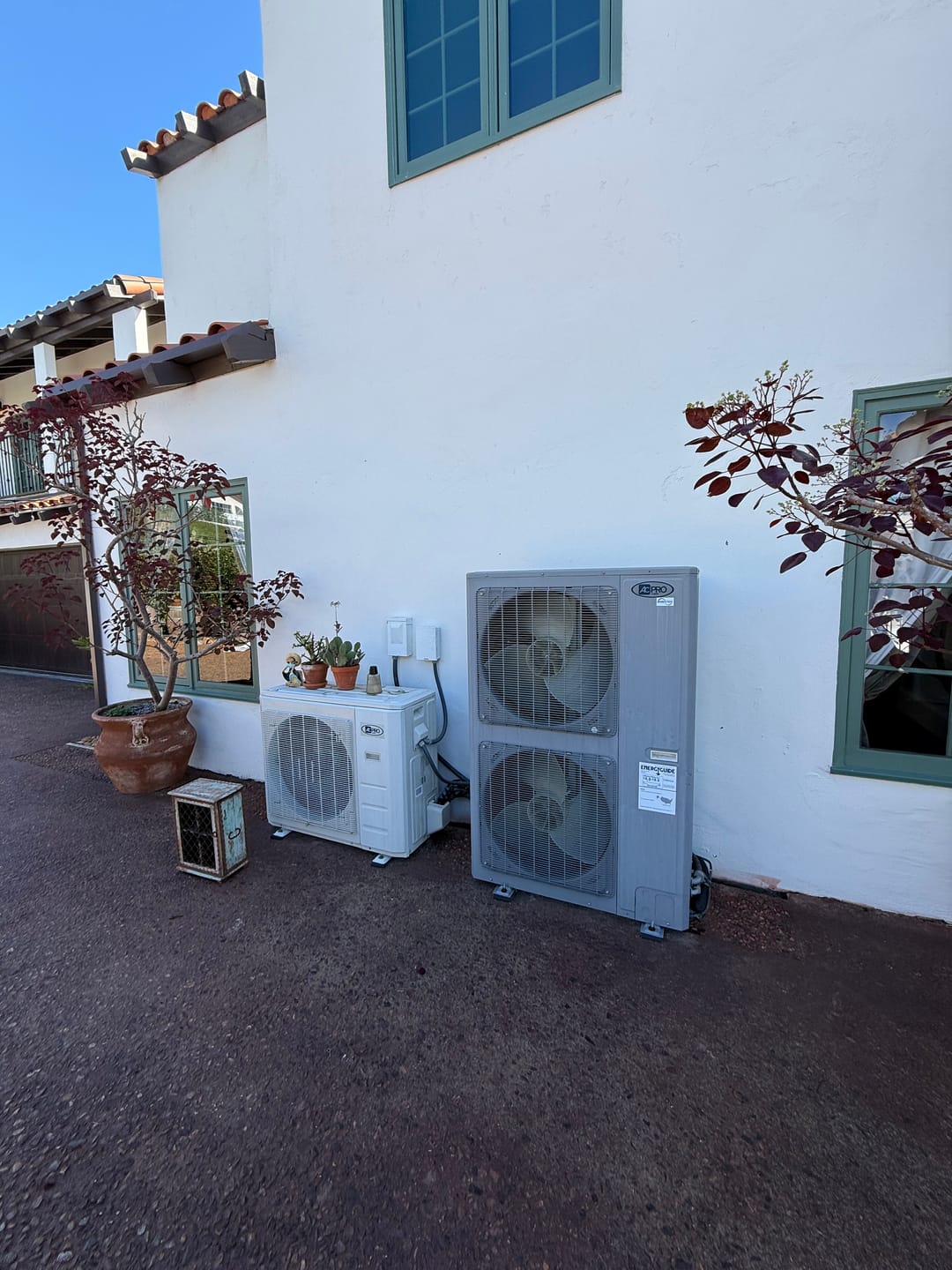 Customer photo review of Mini-Split AC Cover - Bronze