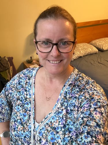 Customer photo review of Lovestitch Garden Floral Blouse