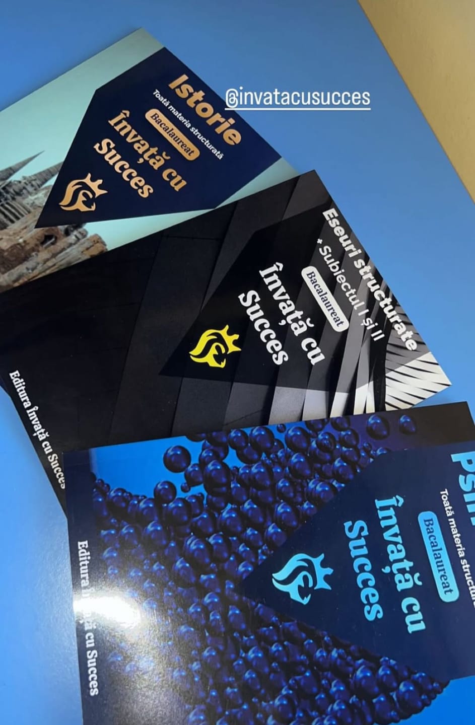 Customer photo review of Învață cu succes - Pachet Bacalaureat | Română + Psihologie + Istorie