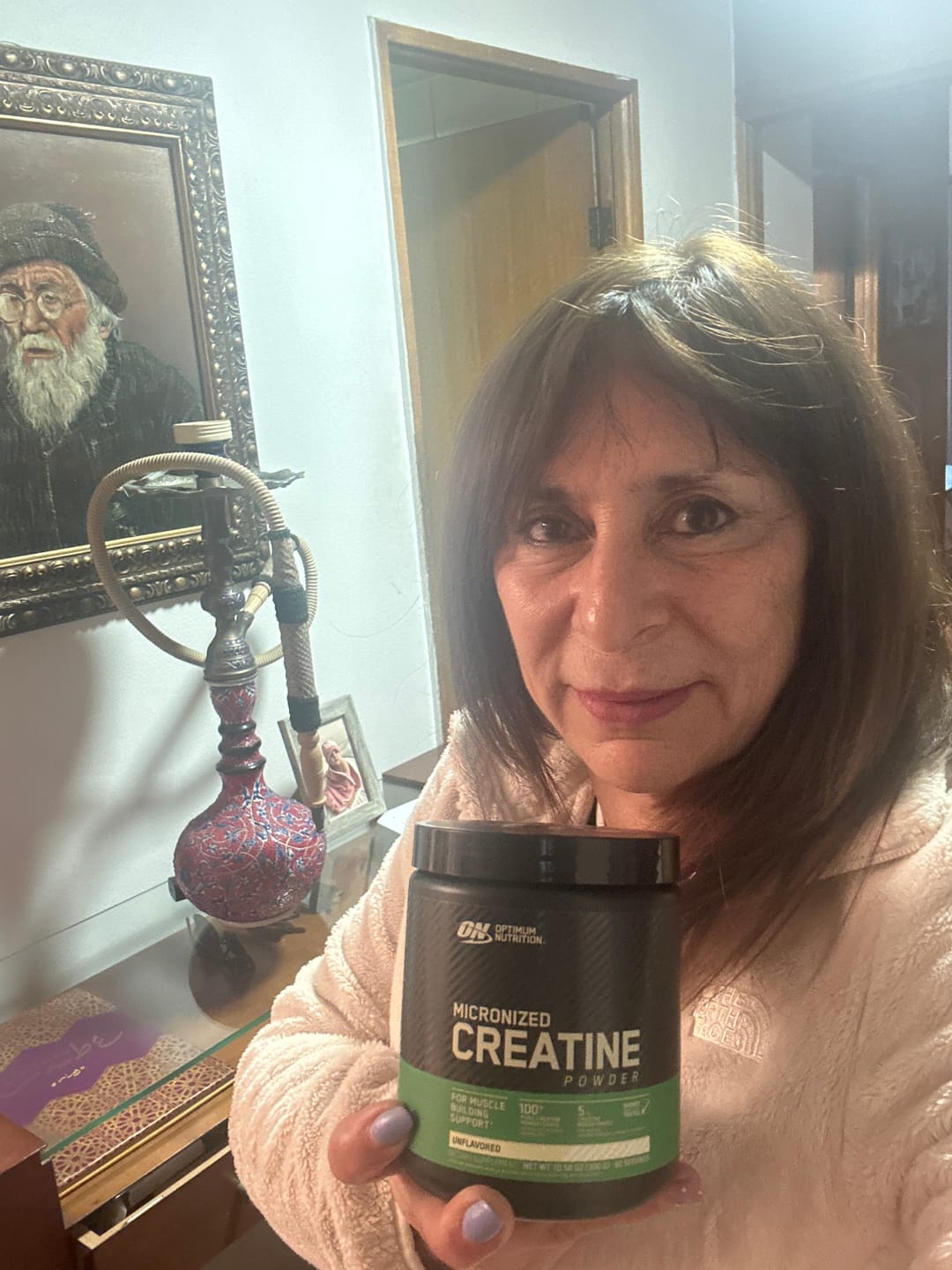 Customer photo review of Optimum Nutrition Micronized Creatine Powder 300 Gr