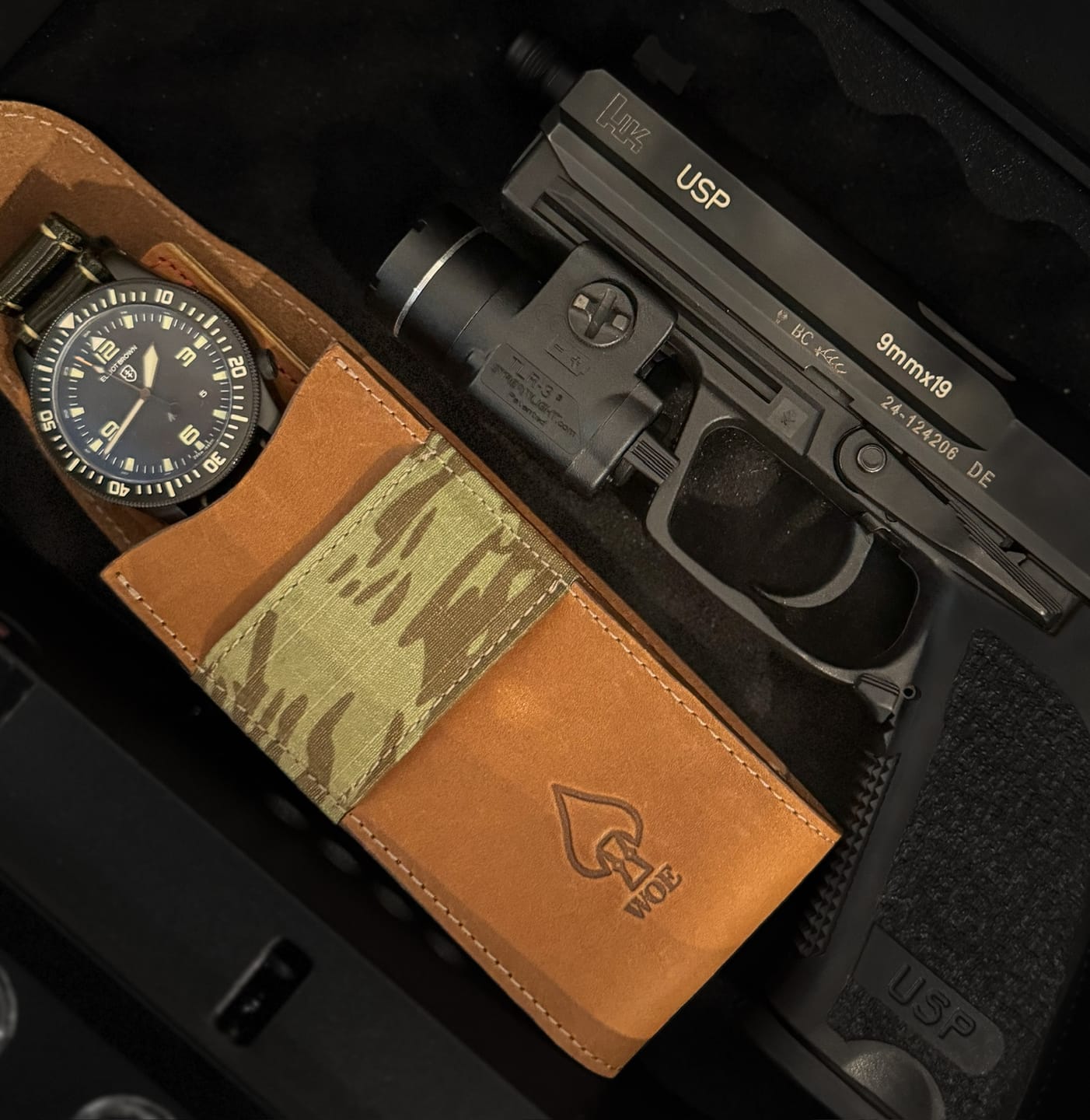 Customer photo review of Travel Pouch and Challenge Coin - NEW