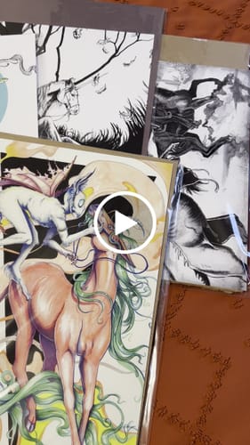 Customer video review of 11x14 Giclee Fine Art Prints