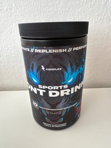 Zákaznická recenze s fotkou produktu Dual-Carb Ion Drink