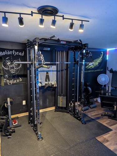 Customer photo review of RitFit BPC06 All-In-One Smith Machine with 260LB Weight Stacks