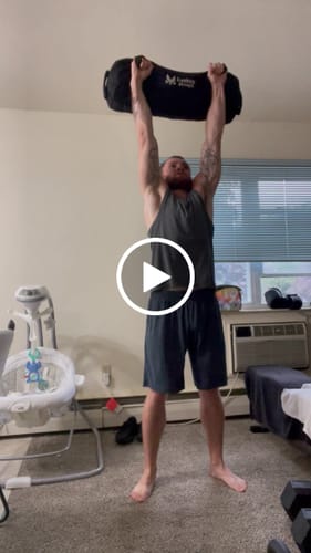 Customer video review of Training Sandbag