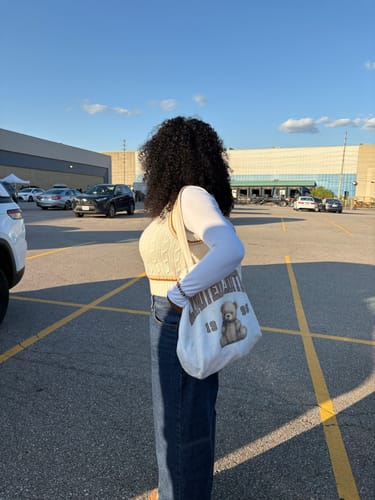 Customer photo review of CurlyMe 3 In 1 Half Wig Kinky Curly Glueless Install Half Wig With Draw-string Beginner Friendly