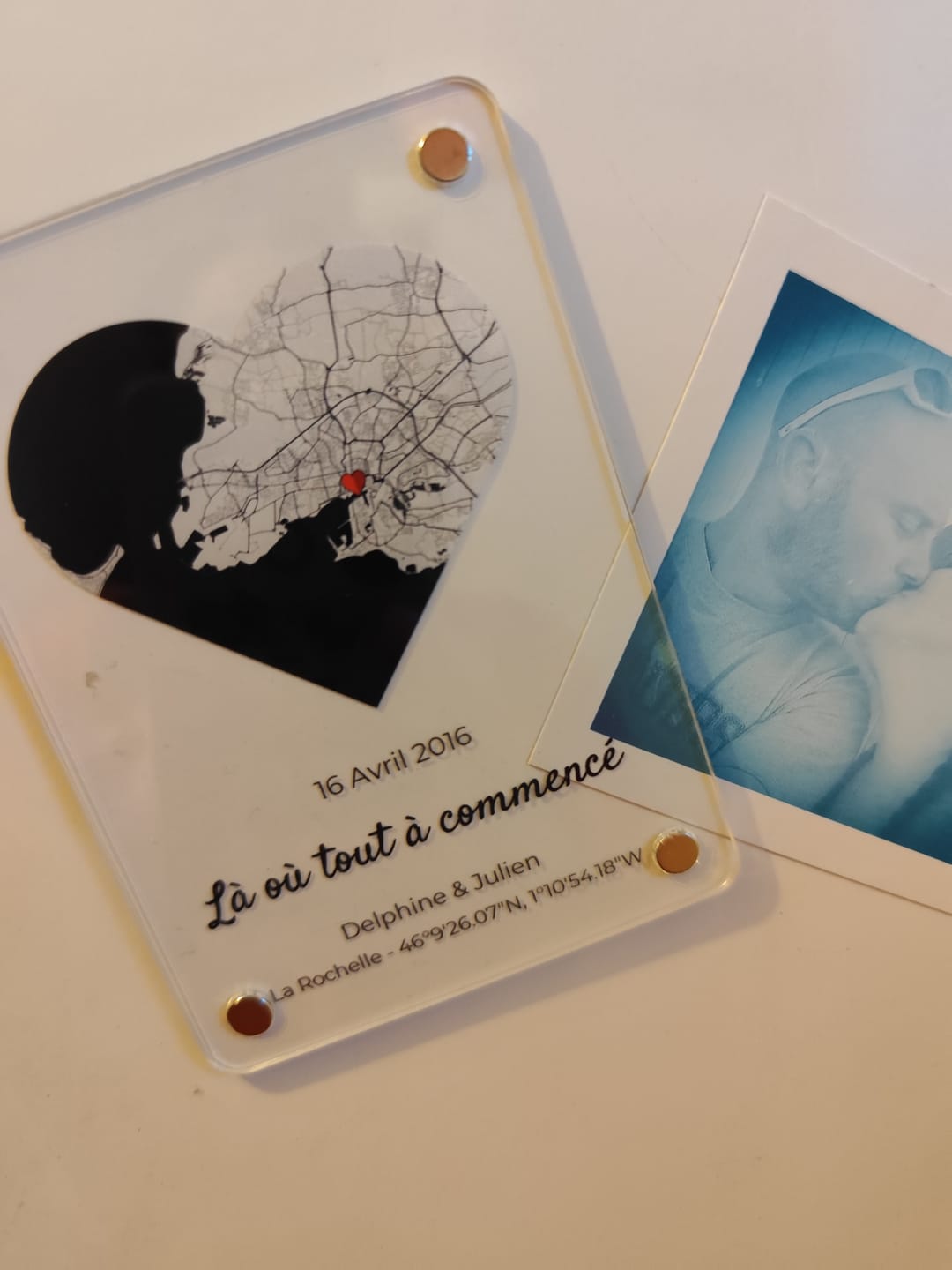 Customer photo review of «Notre événement – Aimant»