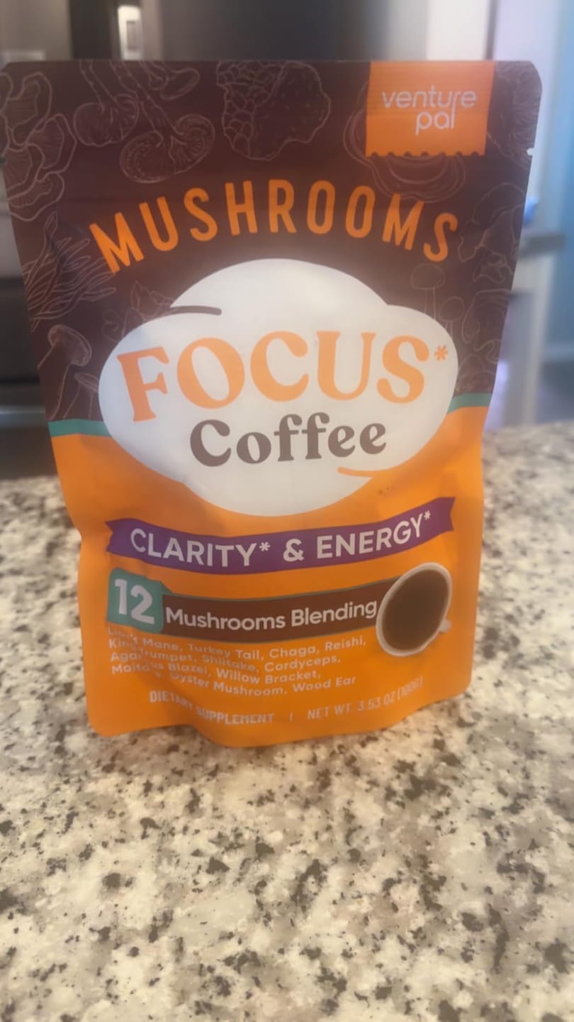 Customer photo review of 12 Mushrooms Focus Coffee - 40 Servings