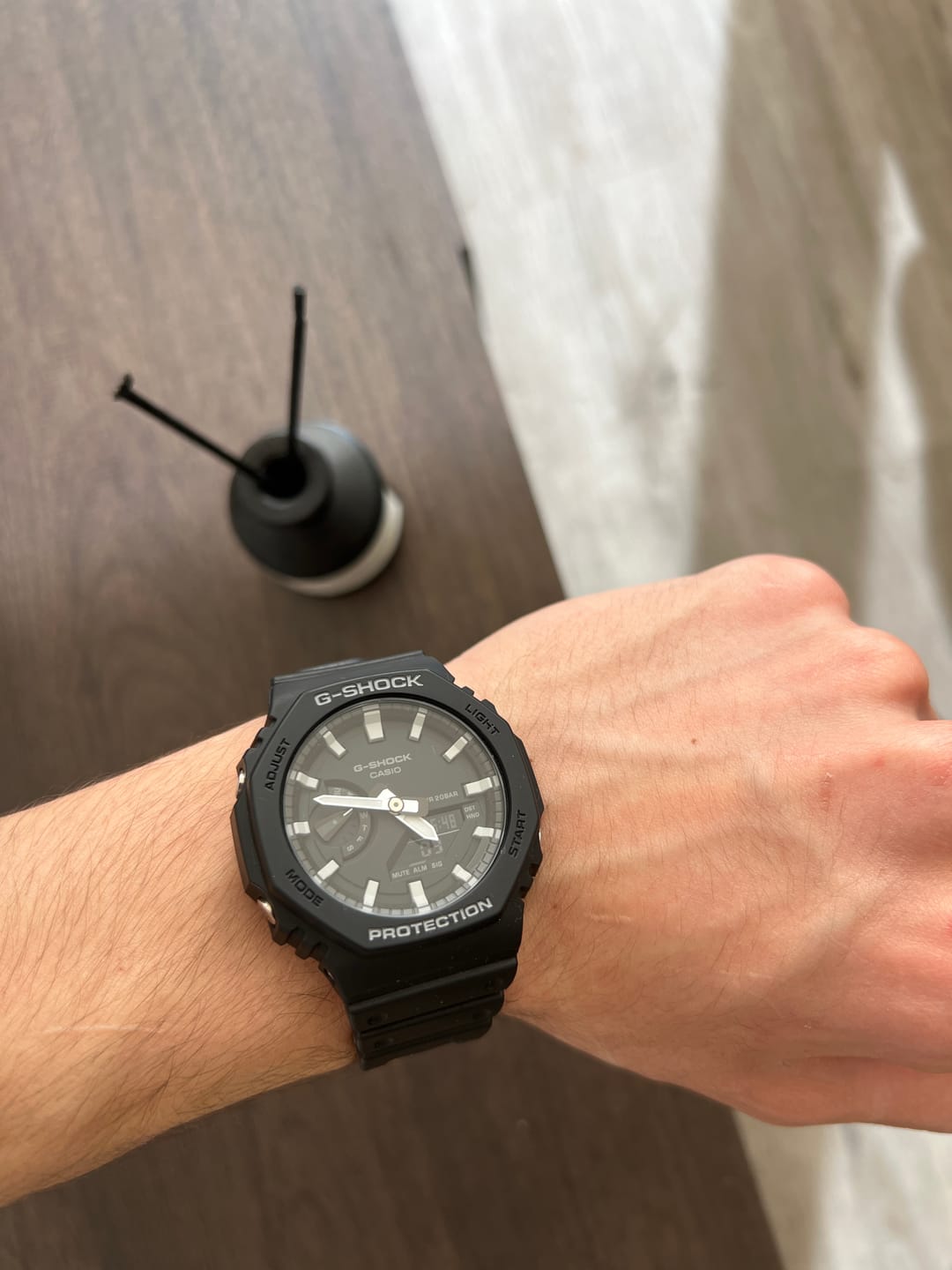 Customer photo review of Reloj Casio G-Shock Royal Oak "Casioak" GA-2100-1A Carbon Core Negro