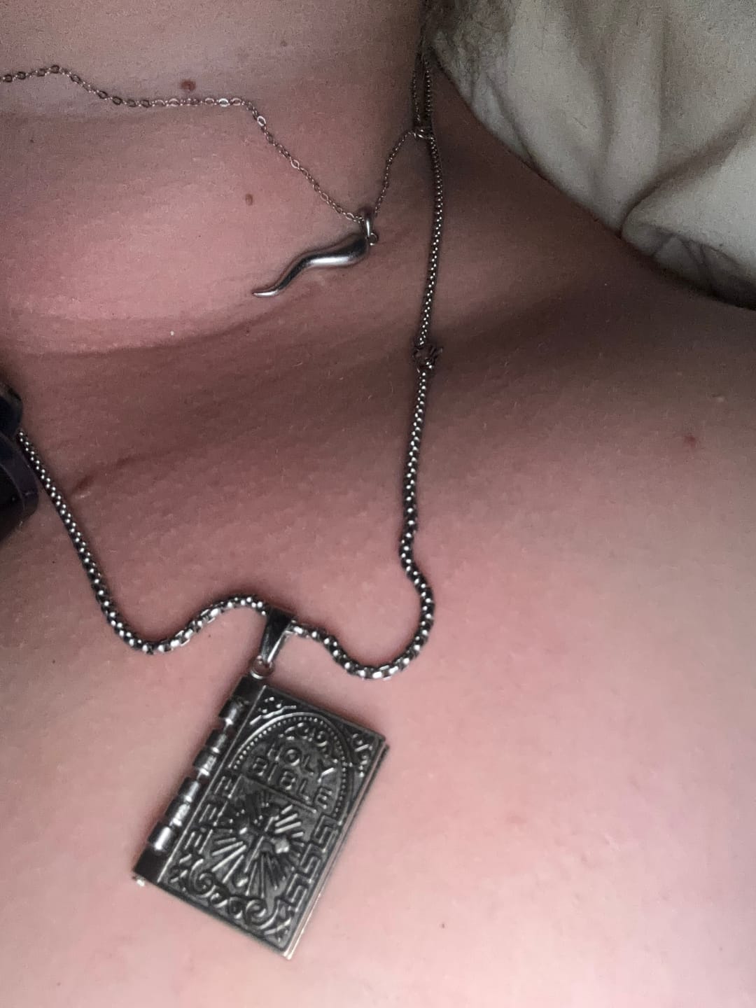 Customer photo review of The Lord's Prayer Necklace (LIMIT ONE PER PERSON)
