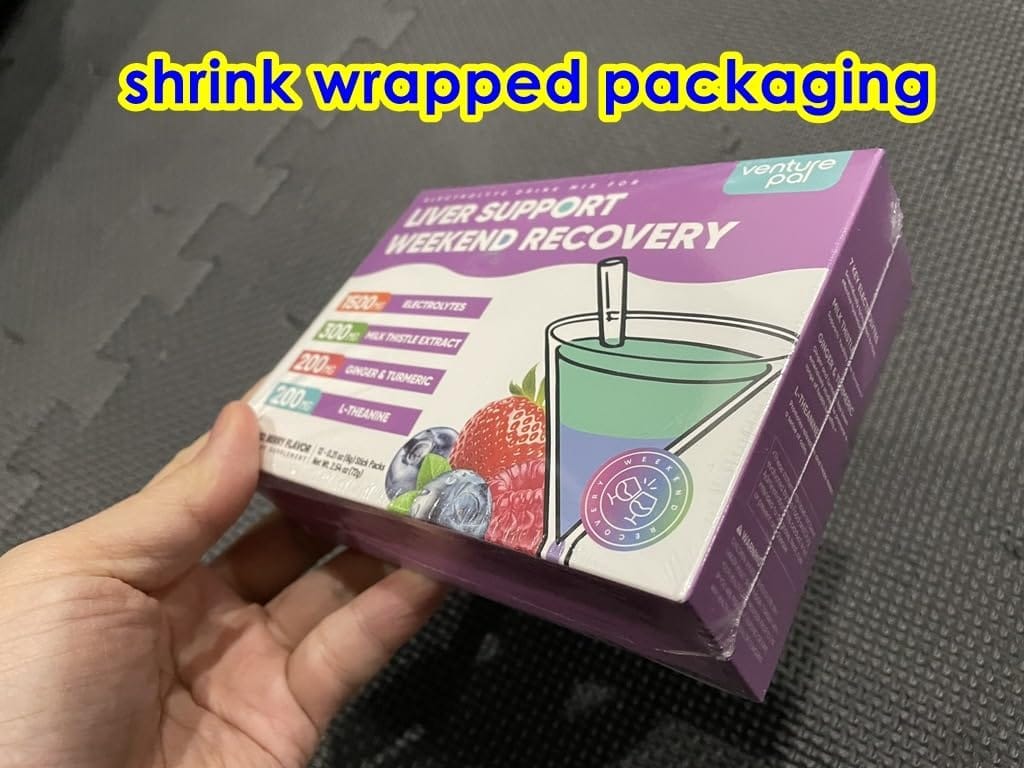 Customer photo review of Venture Pal Liver Support Sugar Free Electrolyte Powder Packets - Mixed Berry - 12 Sticks