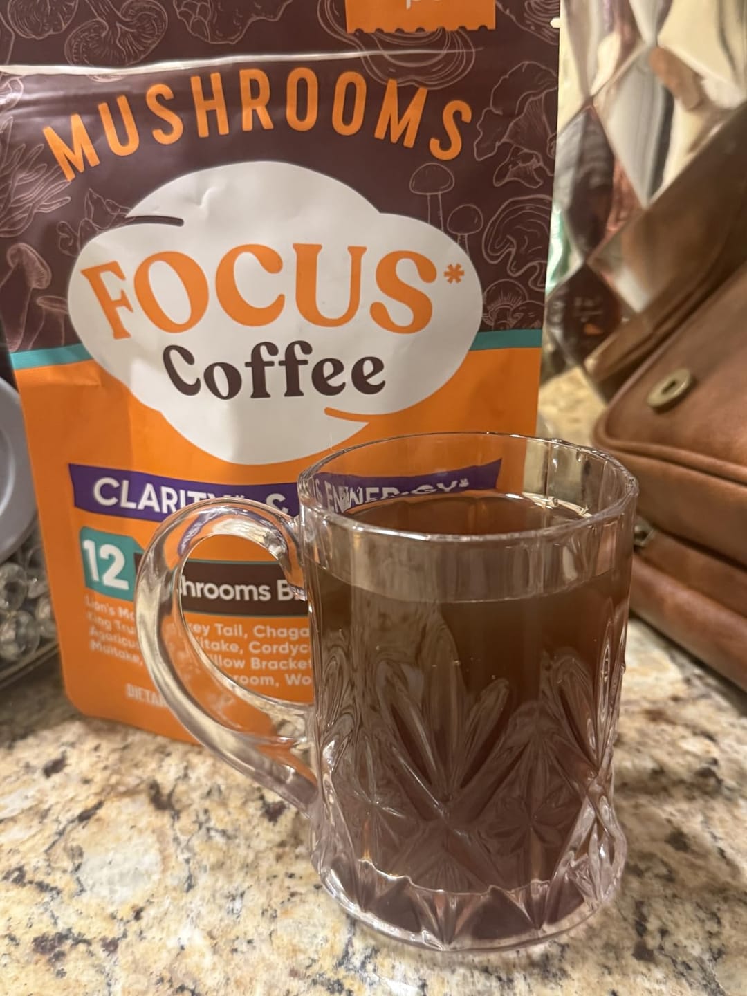 Customer photo review of 12 Mushrooms Focus Coffee - 40 Servings