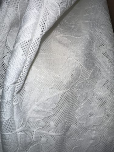 Customer photo review of Lace Racer Stirrup Jumpsuit Petite