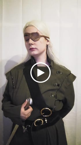 Customer video review of House of the Dragon 2 Prinz Aemond Targaryen Cosplay Kostüm Outfits