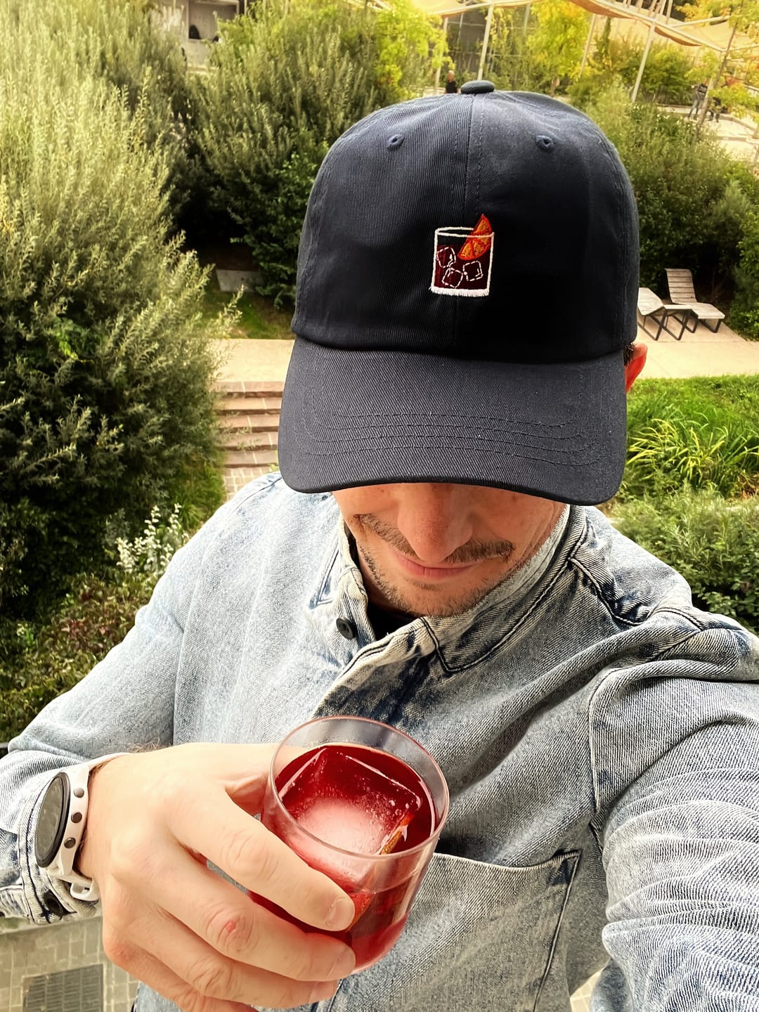 Customer photo review of The Negroni Glass Cap