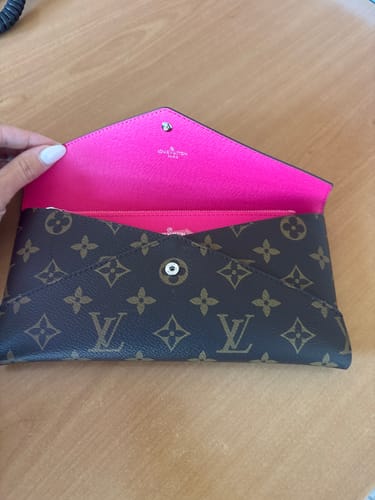 Customer photo review of LV M12359 Kirigami Organizer Wallet Pondichery Pink Cowhide 247860