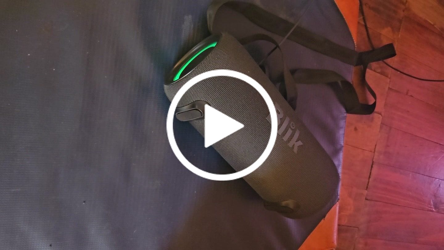 Customer video review of Parlante Bluetooth Portátil Blik Live2 40W IPX5 9 Hrs