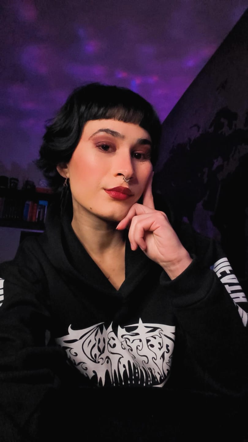 Customer photo review of Máscara para Cílios Big No Panda Cherry - Bordô