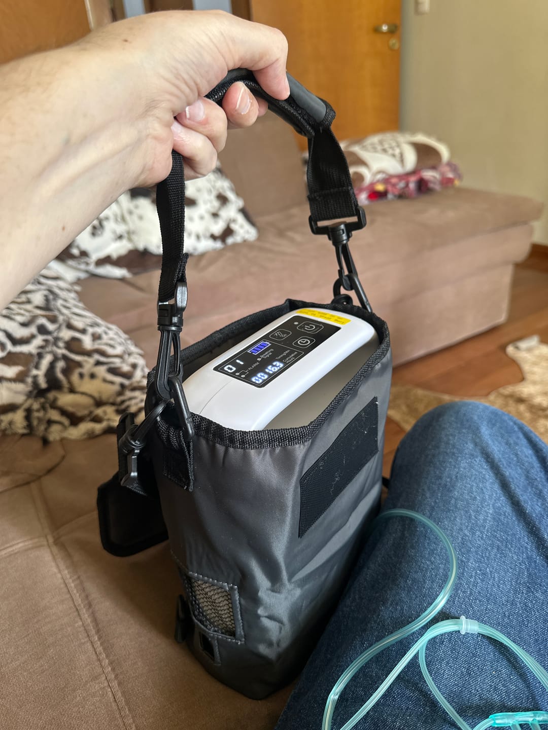 Customer photo review of VARON VP-2 - Concentrador de Oxigênio Portátil 5L com Função de Fluxo Pulsátil