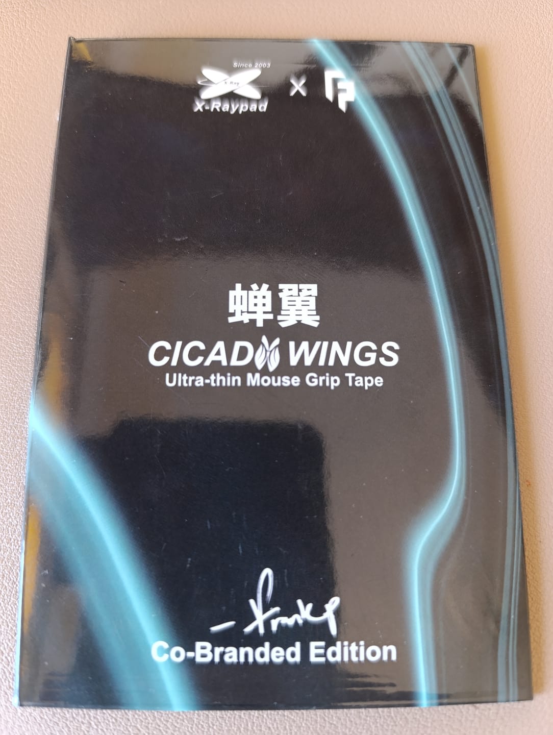 Customer photo review of randomfrankp x X-Raypad Cicada Wings v2 Universal Grip Tape