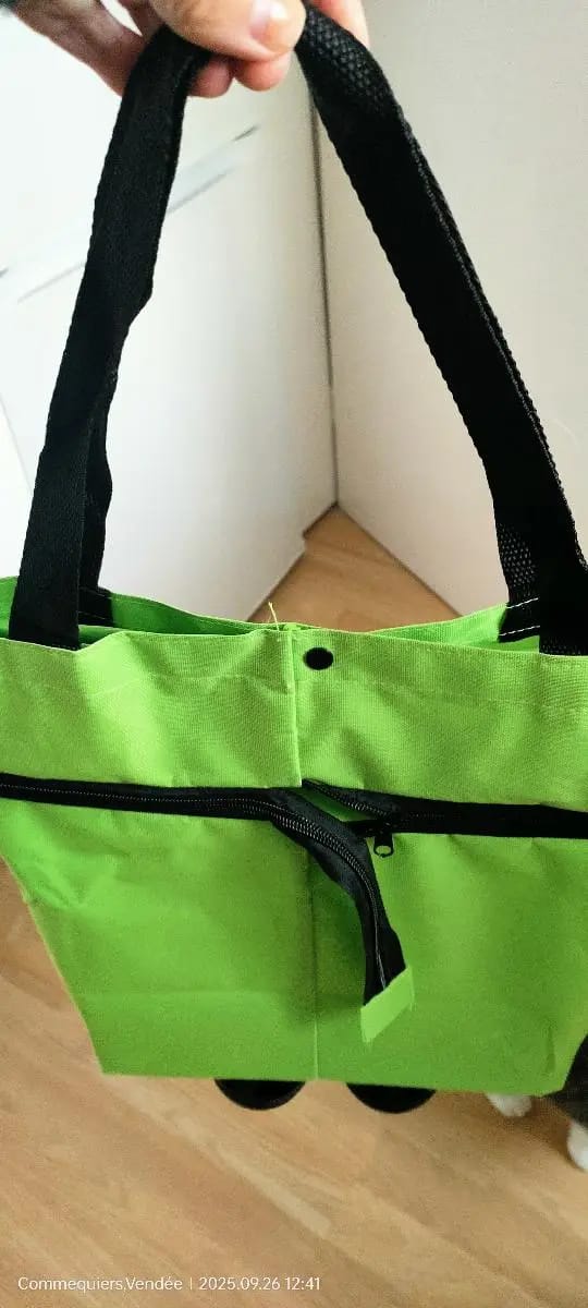 Customer photo review of Ceger kolica za kupovinu sa točkićima