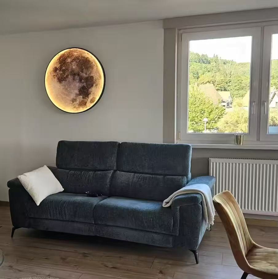Customer photo review of WOMO Mond/Erde Runde Wandleuchte-WM6102